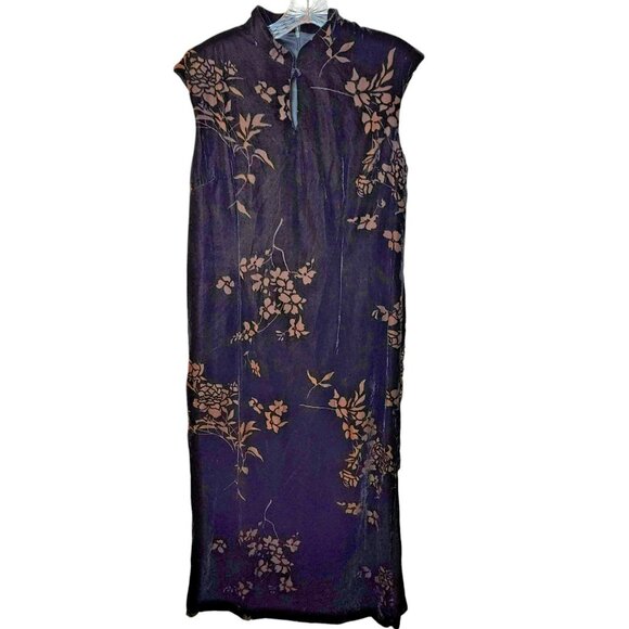 Jessica Howard Petite 14 Black Floral Keyhole Midi Dress | Cocktail Party - Picture 4 of 9